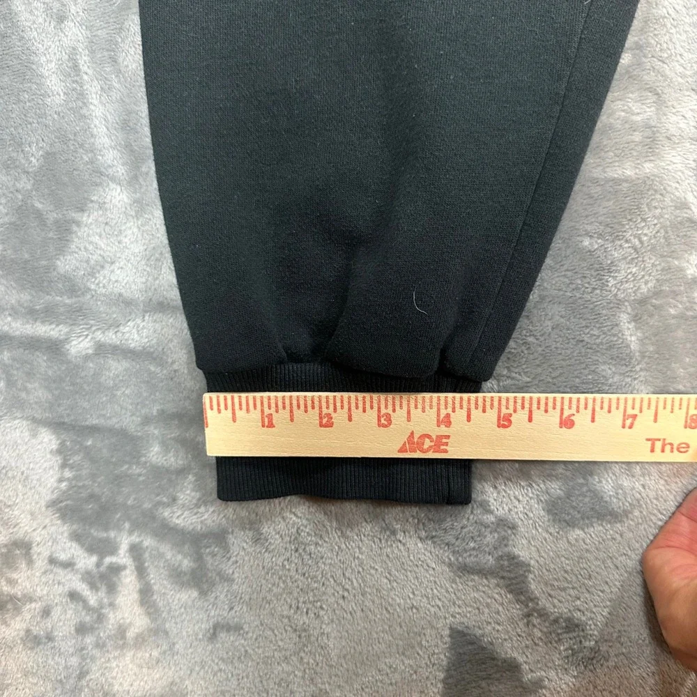 True Religion Mens Black Slim Branded Joggers Sweatpants Logo M 104882
